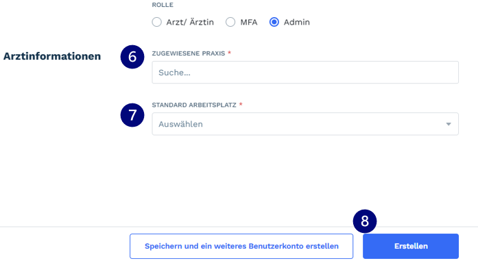 Admin hinzufügen
