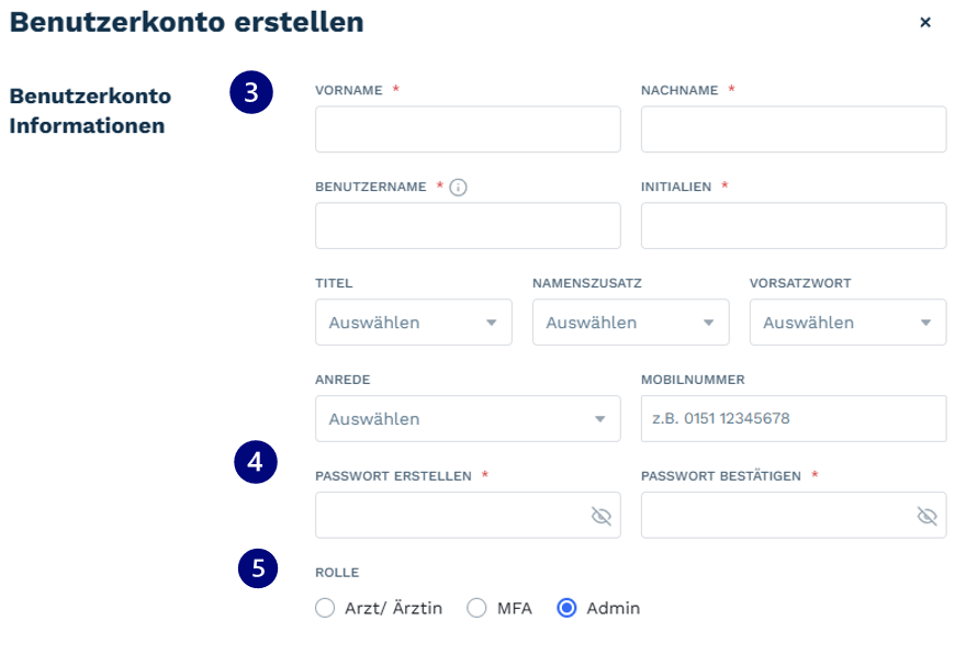 Allgemeine Benutzerinformationen